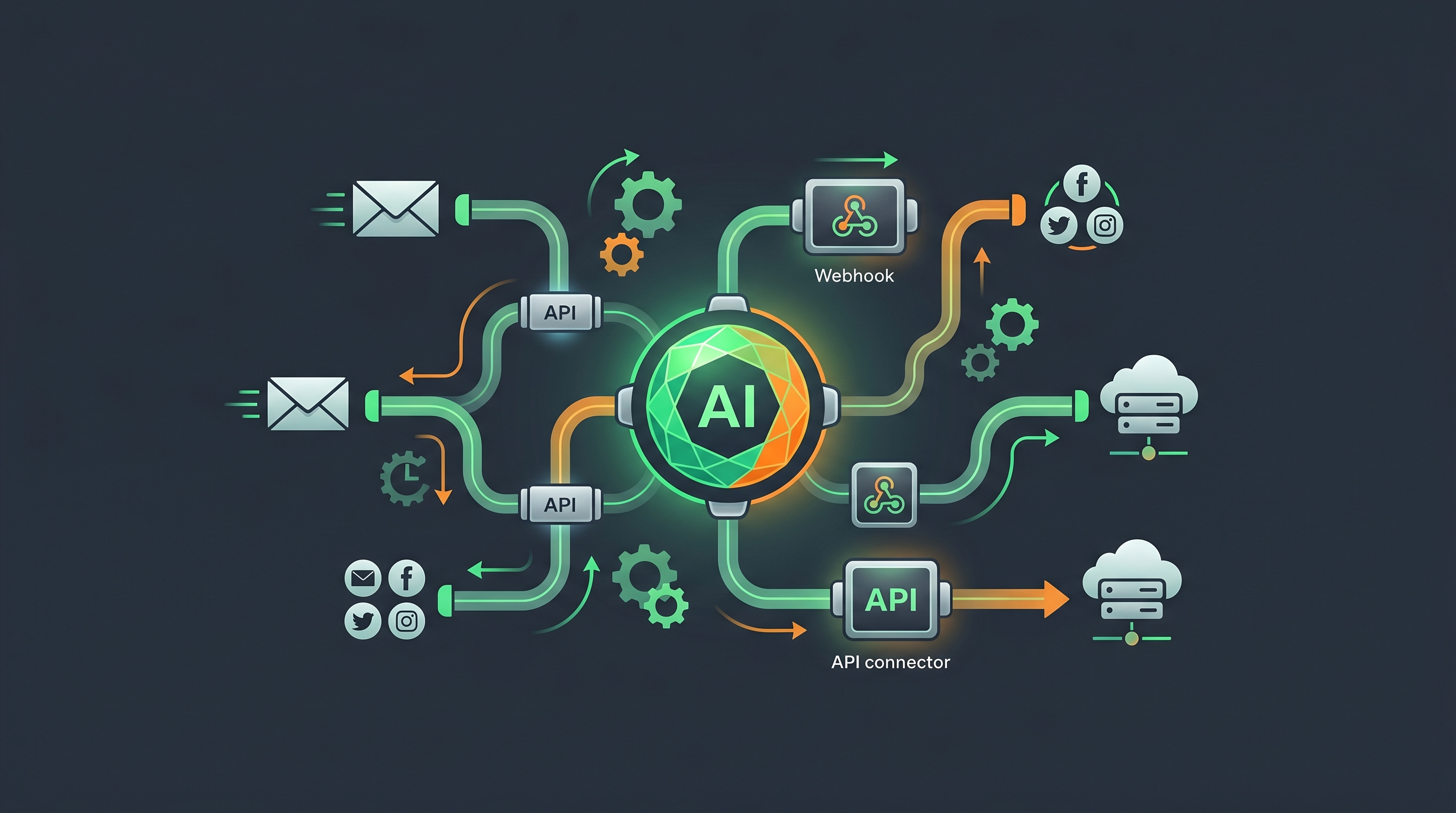 How to Connect AI Design to Your Marketing Stack — Zapier, Make, and API Workflows